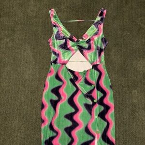 Vibrant Multicolor Sleeveless Dress